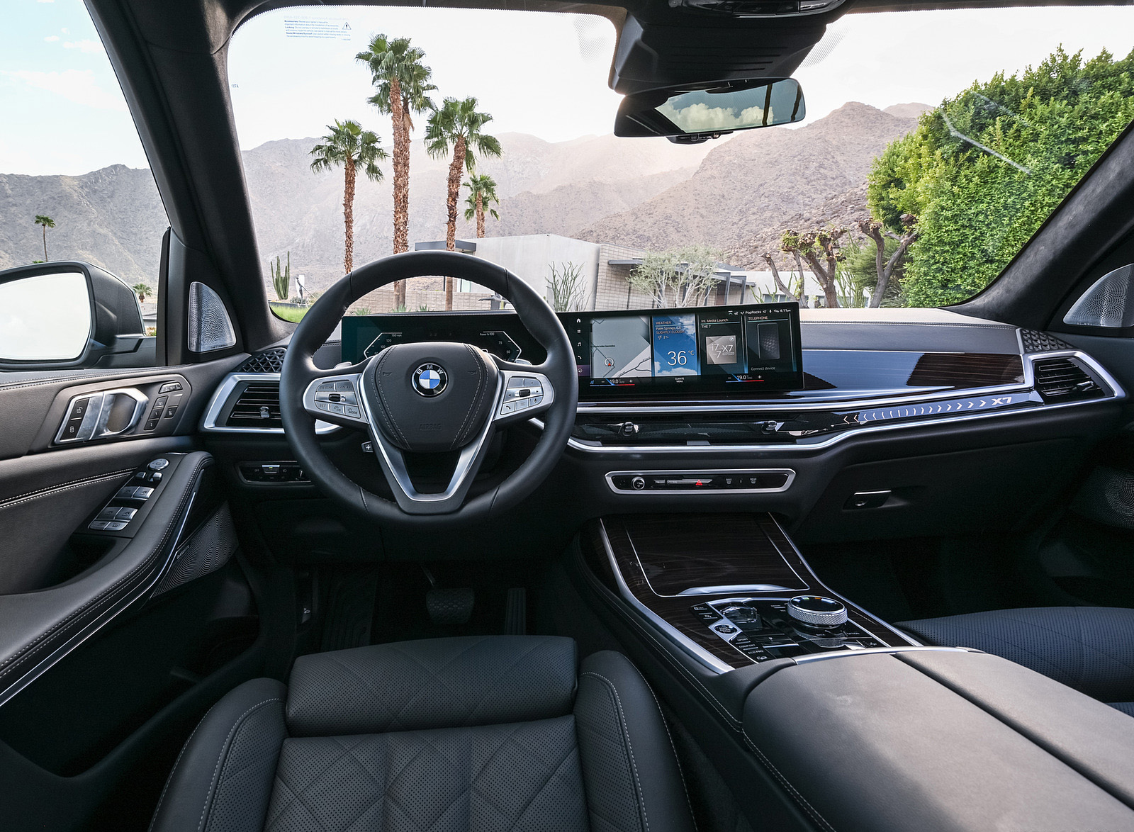 2023 BMW X7 xDrive 40i (Color: Blue Ridge Mountain; US-Spec) Interior Cockpit Wallpapers #76 of 239
