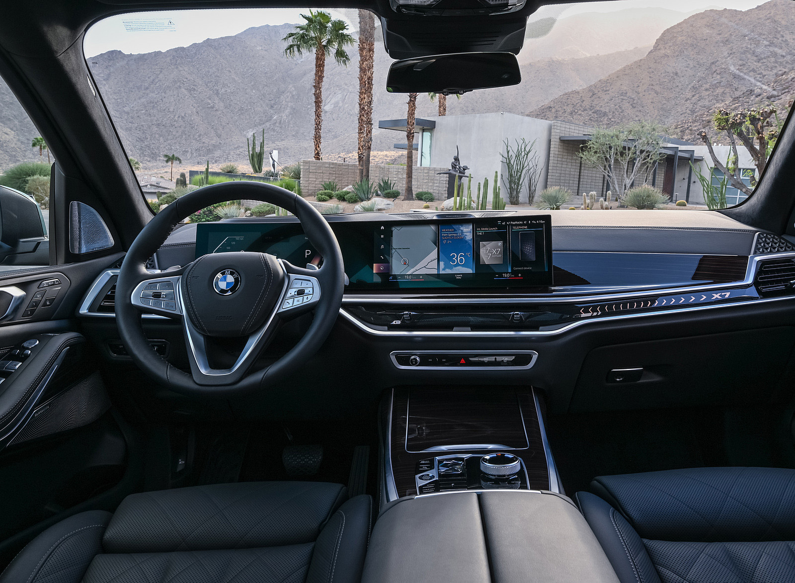 2023 BMW X7 xDrive 40i (Color: Blue Ridge Mountain; US-Spec) Interior Cockpit Wallpapers #78 of 239
