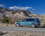 2023 BMW X7 xDrive 40i (Color: Blue Ridge Mountain; US-Spec) Side Wallpapers 150x120