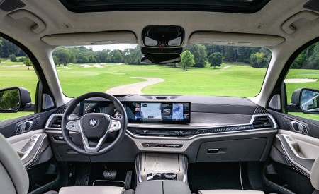 2023 BMW X7 xDrive 40i (Color: Sparkling Copper Grey; US-Spec) Interior Cockpit Wallpapers 450x275 (195)