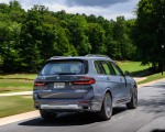 2023 BMW X7 xDrive 40i (Color: Sparkling Copper Grey; US-Spec) Rear Three-Quarter Wallpapers 150x120