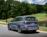 2023 BMW X7 xDrive 40i (Color: Sparkling Copper Grey; US-Spec) Rear Three-Quarter Wallpapers 150x120