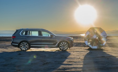 2023 BMW X7 xDrive 40i (Color: Sparkling Copper Grey; US-Spec) Side Wallpapers 450x275 (172)