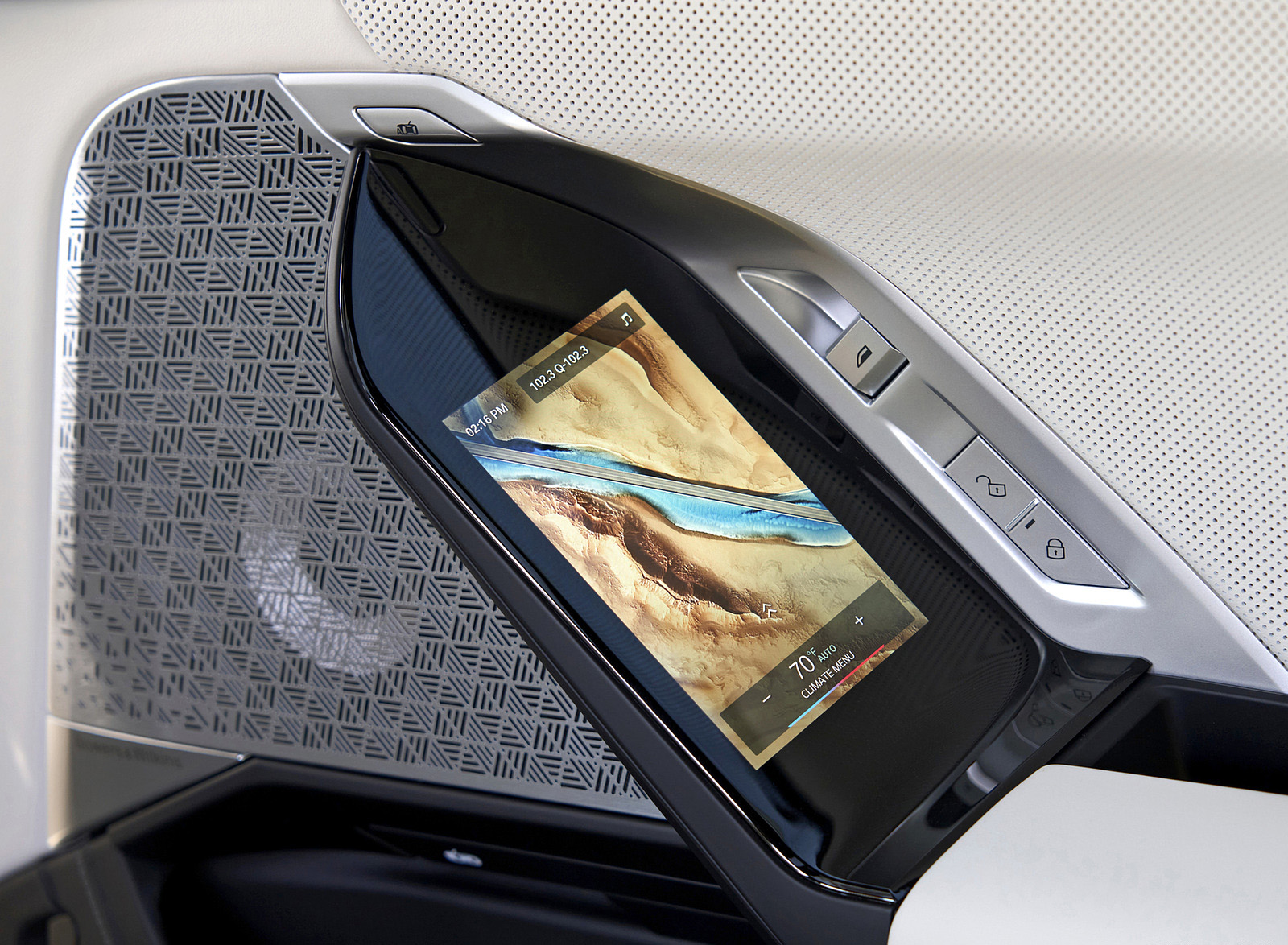 2023 BMW i7 xDrive60 (Color: Frozen Deep Grey; US-Spec) Interior Detail Wallpapers #57 of 155