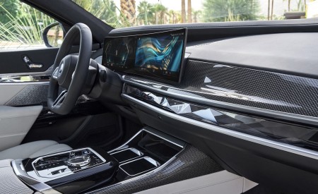 2023 BMW i7 xDrive60 (Color: Frozen Deep Grey; US-Spec) Interior Seats Wallpapers 450x275 (59)