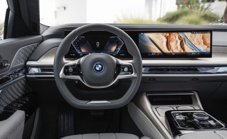 2023 BMW i7 xDrive60 (Color: Oxid Grey Metallic; US-Spec) Interior Cockpit Wallpapers 450x275 (140)