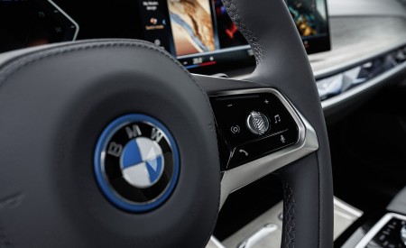 2023 BMW i7 xDrive60 (Color: Oxid Grey Metallic; US-Spec) Interior Steering Wheel Wallpapers 450x275 (143)
