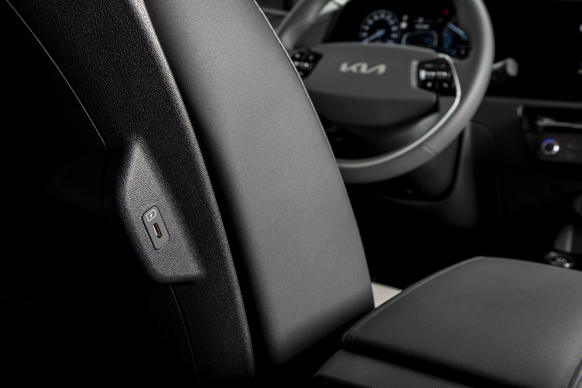 2023 Kia Niro EV Interior Steering Wheel Wallpapers #27 of 30