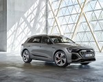 2024 Audi Q8 e-tron quattro (Color: Chronos Gray Metallic) Front Three-Quarter Wallpapers 150x120 (25)