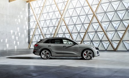 2024 Audi Q8 e-tron quattro (Color: Chronos Gray Metallic) Side Wallpapers 450x275 (28)