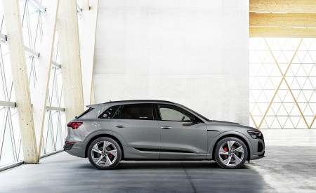 2024 Audi Q8 e-tron quattro (Color: Chronos Gray Metallic) Side Wallpapers 450x275 (29)