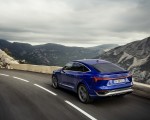 2024 Audi SQ8 Sportback e-tron quattro (Color: Ultra Blue Metallic) Rear Three-Quarter Wallpapers 150x120