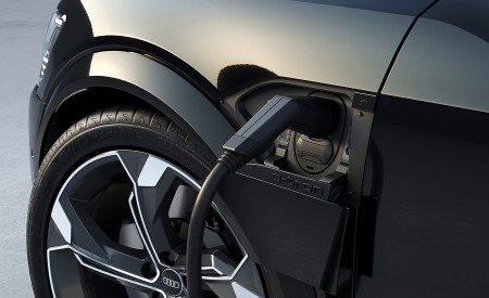 2024 Audi SQ8 e-tron quattro (Color: Mythos Black Metallic) Charging Connector Wallpapers 450x275 (27)