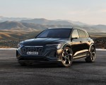 2024 Audi SQ8 e-tron quattro (Color: Mythos Black Metallic) Front Three-Quarter Wallpapers 150x120