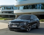 2024 Audi SQ8 e-tron quattro (Color: Mythos Black Metallic) Front Three-Quarter Wallpapers 150x120