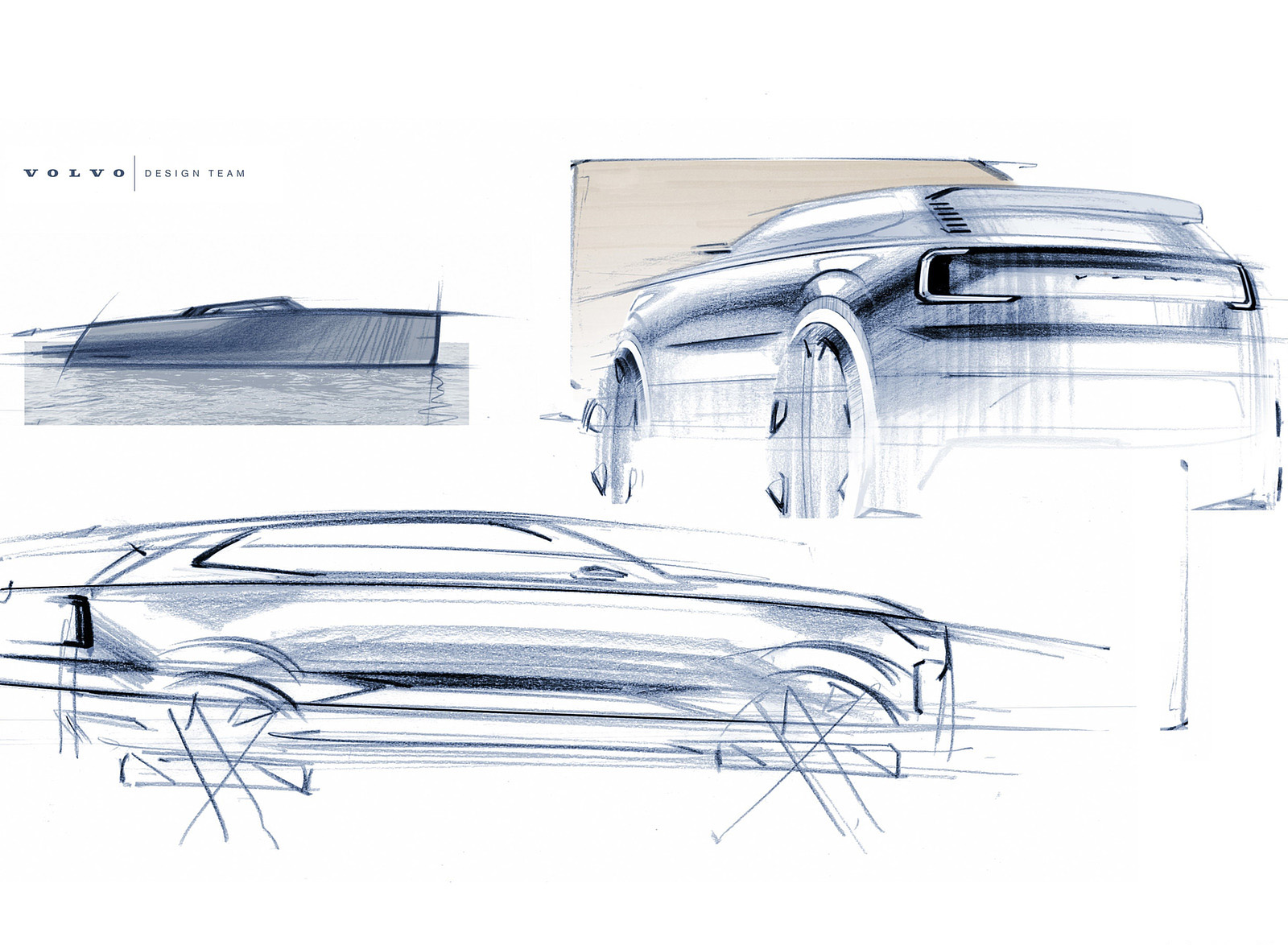 2024 Volvo EX90 Design Sketch Wallpapers #60 of 64