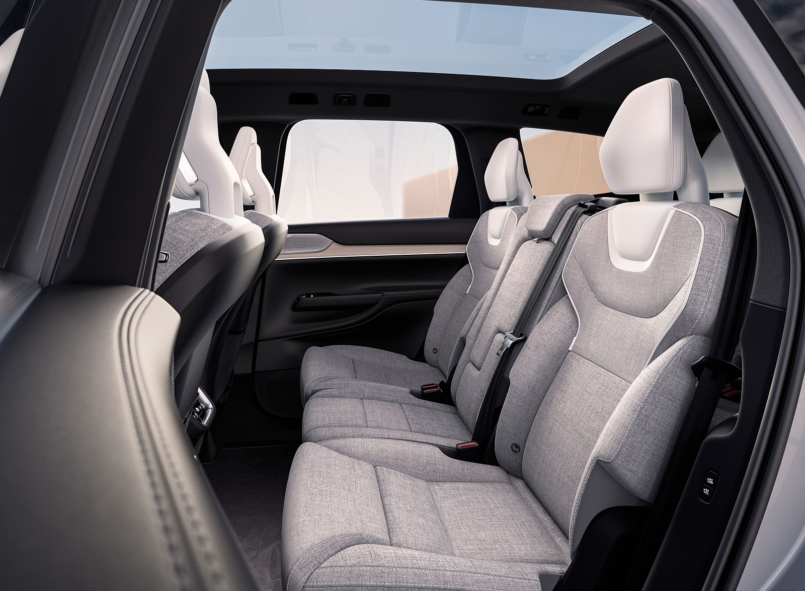2024 Volvo EX90 Interior Rear Seats Wallpapers #50 of 64