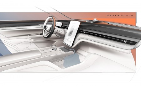 2024 Volvo EX90 Interior cabin sketch Wallpapers 450x275 (63)