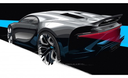 2022 Bugatti Chiron Profilée Design Sketch Wallpapers 450x275 (54)