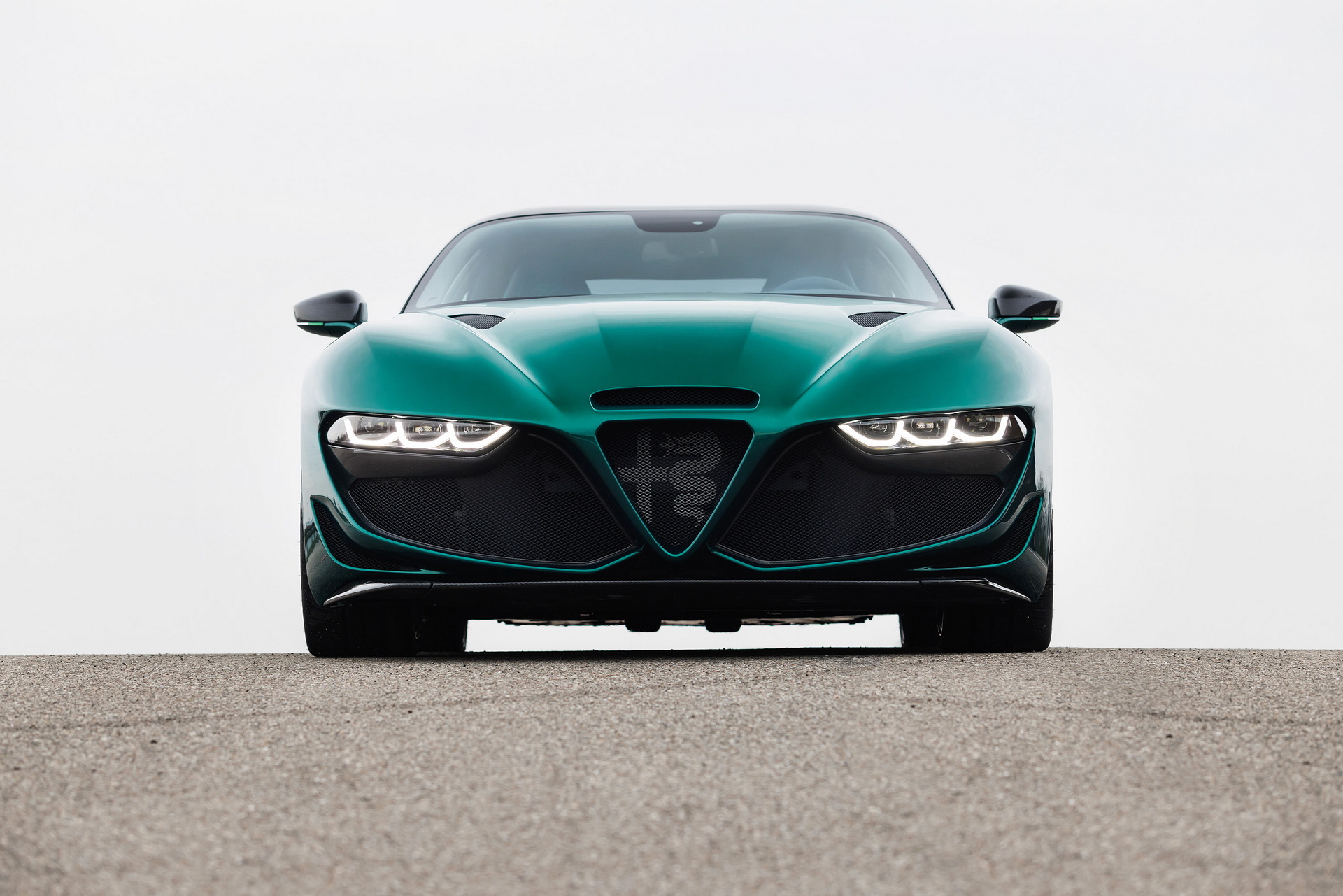 2023 Alfa Romeo Giulia SWB Zagato Front Wallpapers #8 of 19