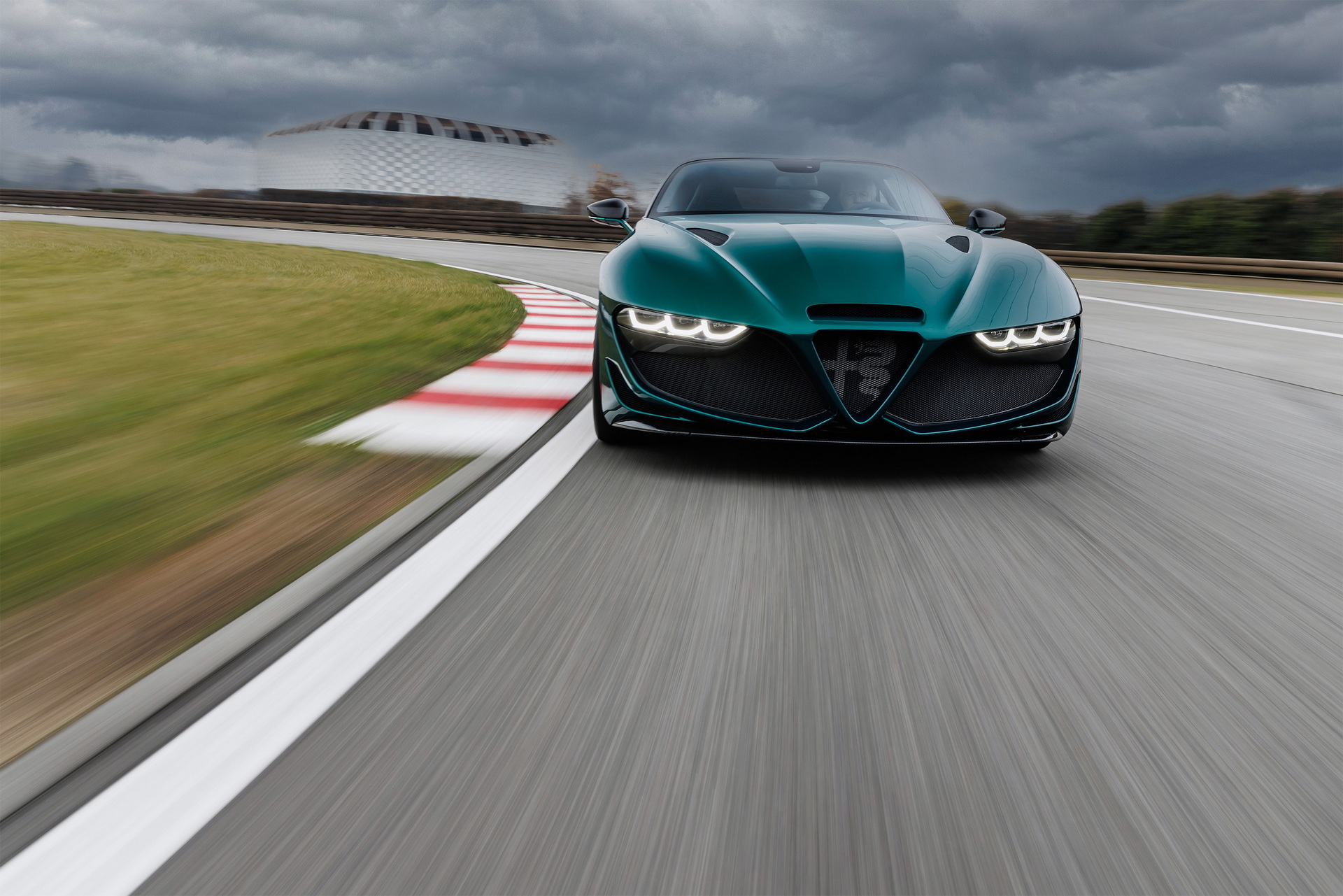 2023 Alfa Romeo Giulia SWB Zagato Front Wallpapers (3)