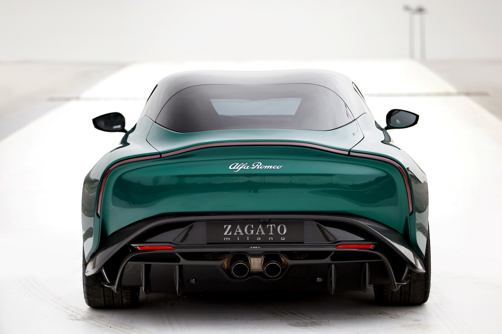 2023 Alfa Romeo Giulia SWB Zagato Rear Wallpapers (10)