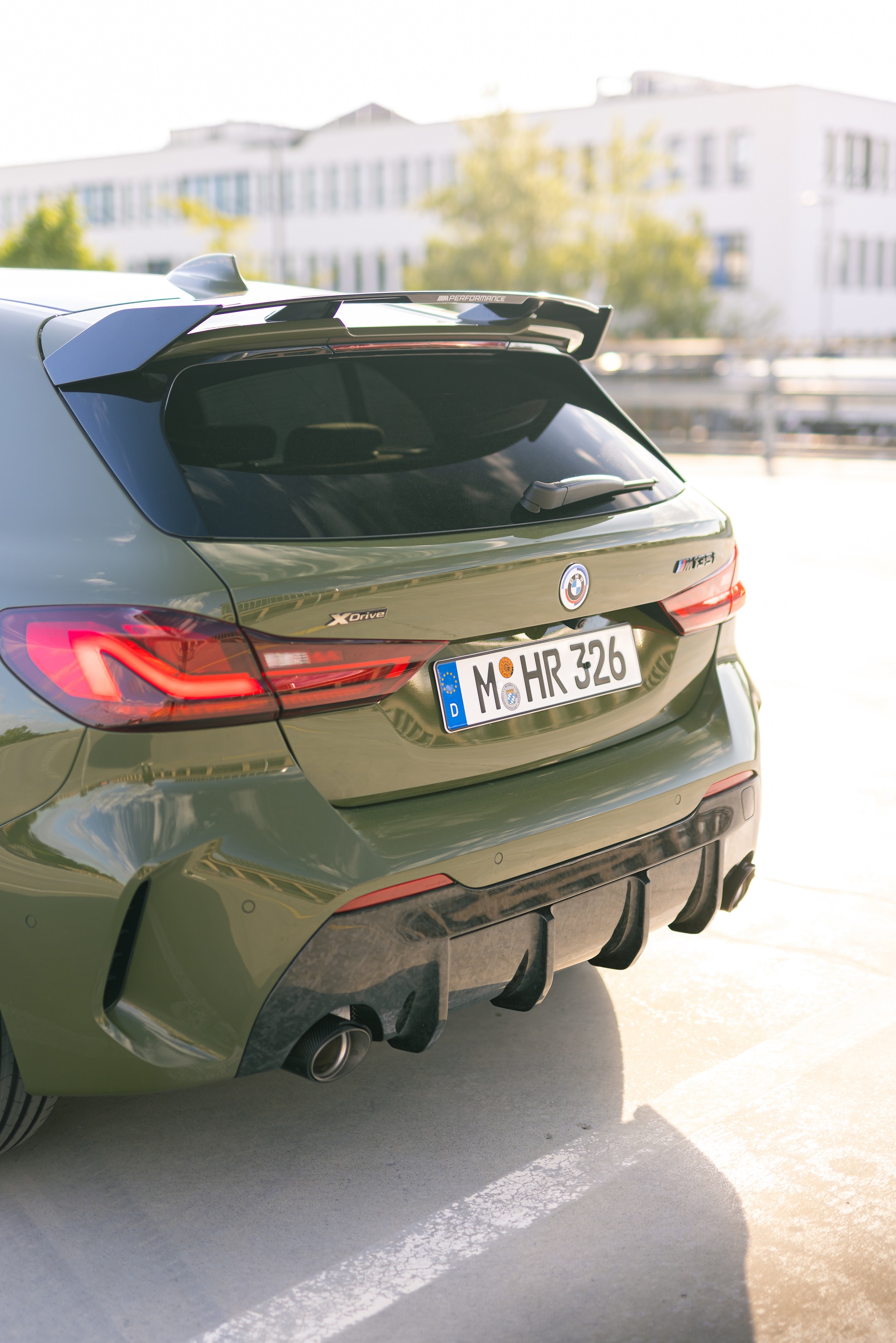 2023 BMW M135i xDrive M Performance Parts (Color: Urban Green) Detail Wallpapers #17 of 29