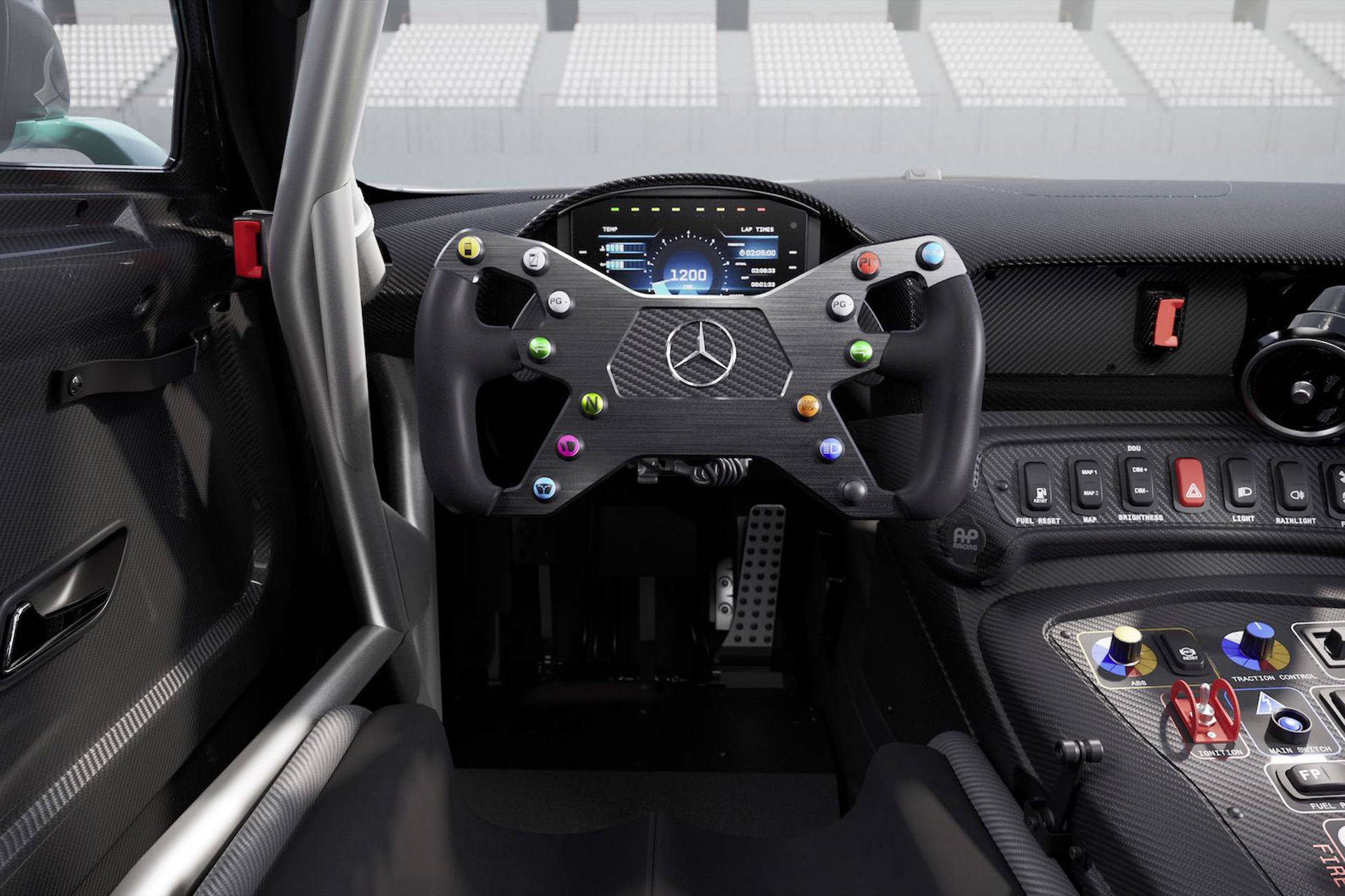 2023 Mercedes-AMG GT2 Interior Steering Wheel Wallpapers (8)