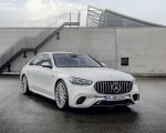 2023 Mercedes-AMG S 63 E PERFORMANCE (Color: MANUFAKTUR Cashmere White Magno) Front Three-Quarter Wallpapers 150x120 (22)