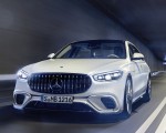 2023 Mercedes-AMG S 63 E PERFORMANCE (Color: MANUFAKTUR Cashmere White Magno) Front Wallpapers 150x120 (14)