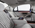 2023 Mercedes-AMG S 63 E PERFORMANCE (Color: MANUFAKTUR Cashmere White Magno) Interior Rear Seats Wallpapers 150x120