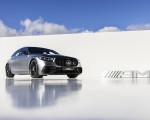 2023 Mercedes-AMG S 63 E PERFORMANCE (Color: MANUFAKTUR Selenite Grey Magno) Front Three-Quarter Wallpapers 150x120