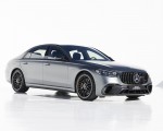 2023 Mercedes-AMG S 63 E PERFORMANCE (Color: MANUFAKTUR Selenite Grey Magno) Front Three-Quarter Wallpapers 150x120