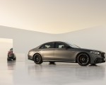 2023 Mercedes-AMG S 63 E PERFORMANCE (Color: MANUFAKTUR Selenite Grey Magno) Front Three-Quarter Wallpapers 150x120