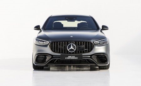 2023 Mercedes-AMG S 63 E PERFORMANCE (Color: MANUFAKTUR Selenite Grey Magno) Front Wallpapers 450x275 (81)