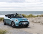 2023 Mini Cooper S Convertible Seaside Edition (Color: Caribbean Aqua) Front Three-Quarter Wallpapers 150x120