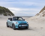 2023 Mini Cooper S Convertible Seaside Edition (Color: Caribbean Aqua) Front Three-Quarter Wallpapers 150x120