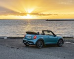 2023 Mini Cooper S Convertible Seaside Edition (Color: Caribbean Aqua) Rear Three-Quarter Wallpapers 150x120