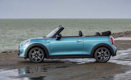 2023 Mini Cooper S Convertible Seaside Edition (Color: Caribbean Aqua) Side Wallpapers 450x275 (33)