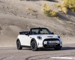 2023 Mini Cooper S Convertible Seaside Edition (Color: Nanuq White) Front Three-Quarter Wallpapers 150x120