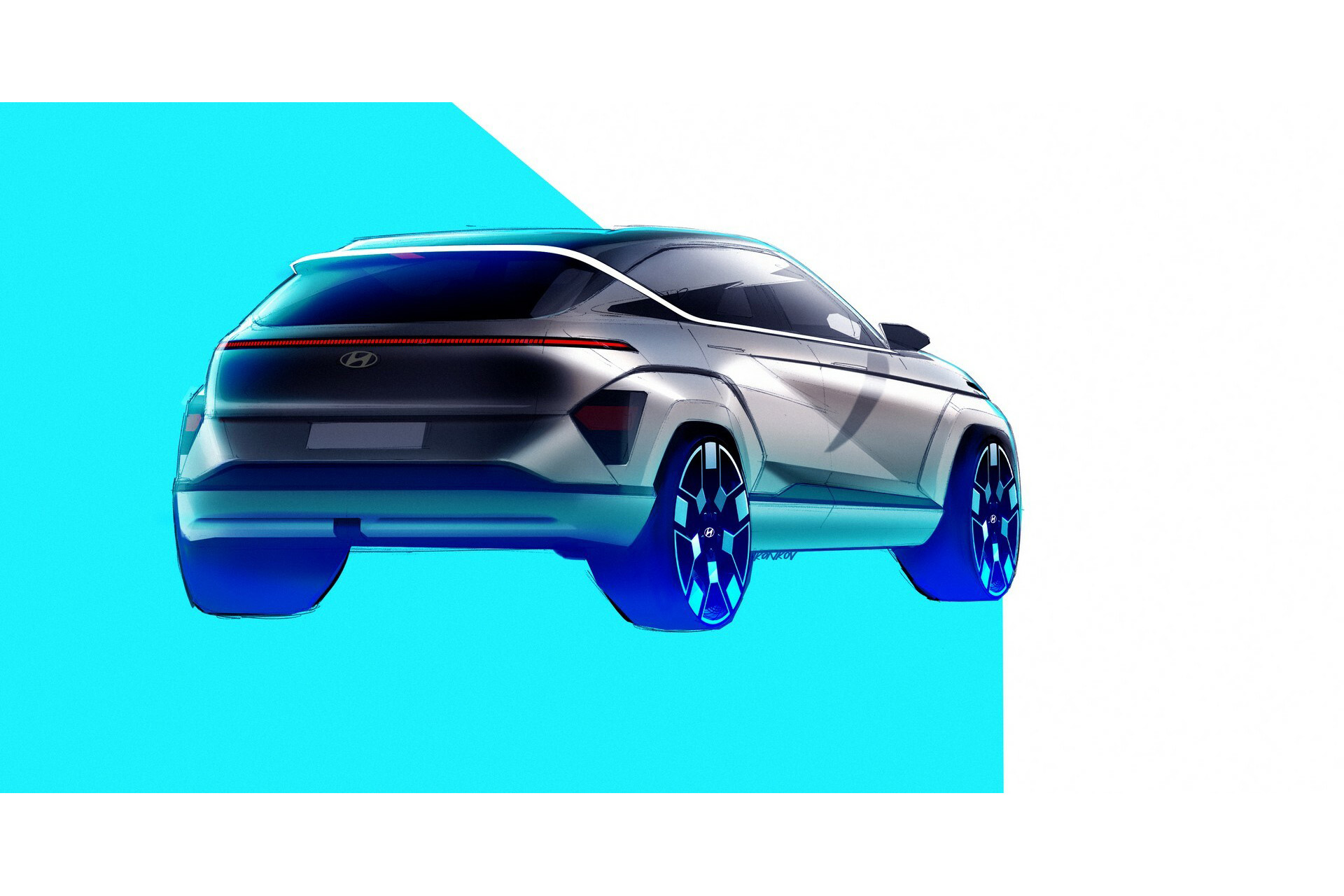 2024 Hyundai Kona Design Sketch Wallpapers (10)