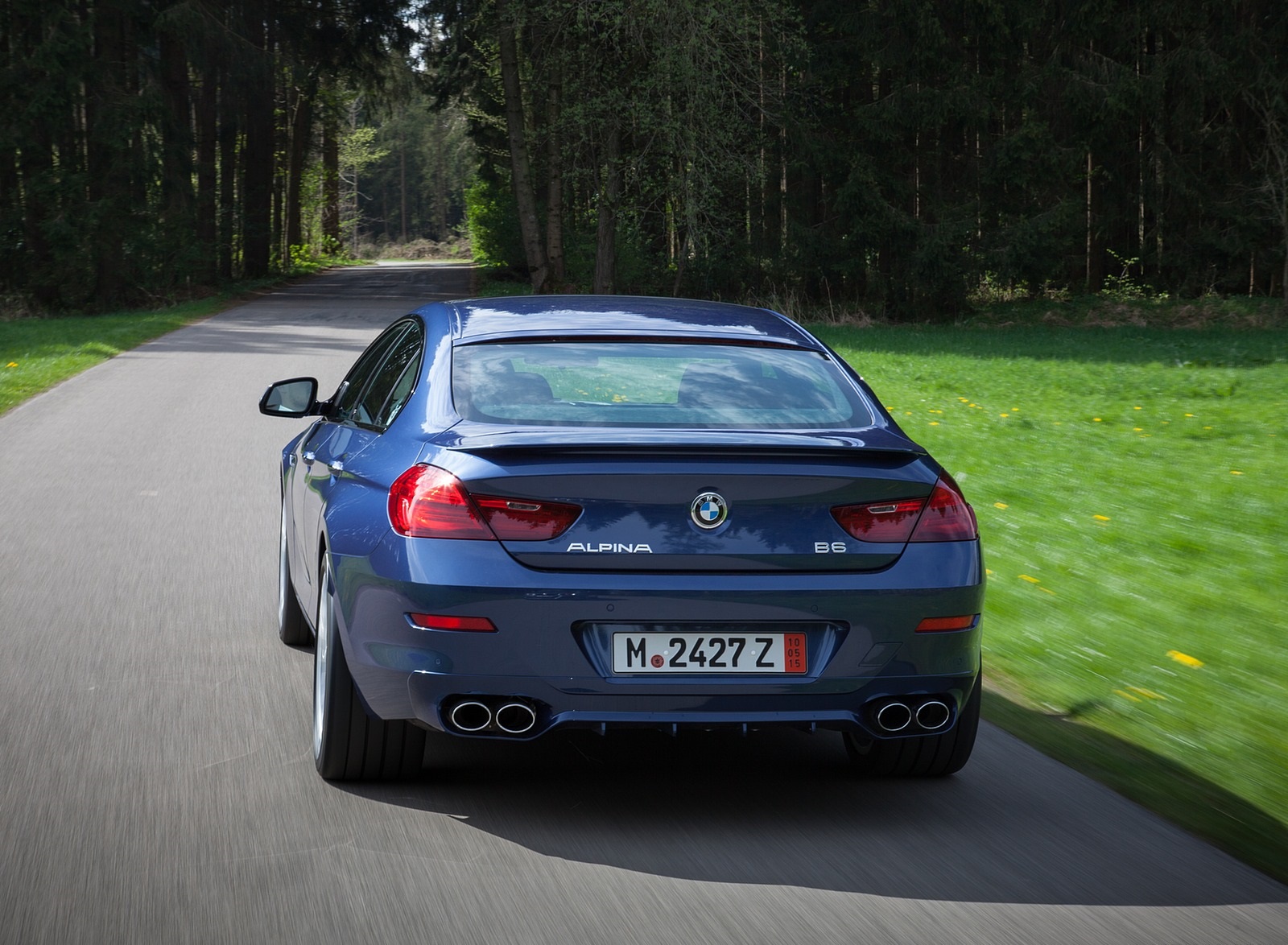 2016 ALPINA B6 xDrive Gran Coupe LCI Rear Wallpapers (12)