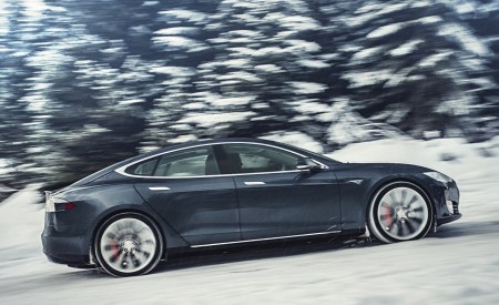 2015 Tesla Model S P85D Side Wallpapers 450x275 (6)