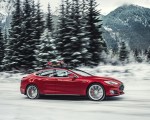 2015 Tesla Model S P85D Side Wallpapers 150x120