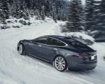 2015 Tesla Model S P85D Side Wallpapers 150x120