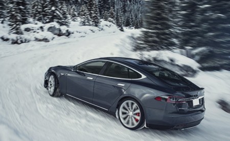2015 Tesla Model S P85D Side Wallpapers 450x275 (7)