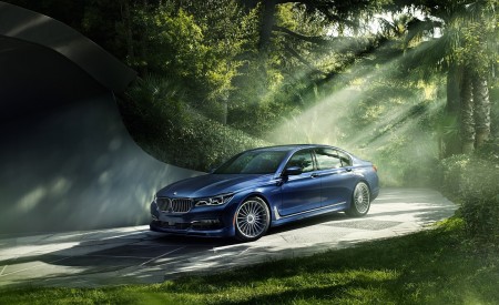 2017 ALPINA BMW B7 xDrive Blue Front Wallpapers  450x275 (11)