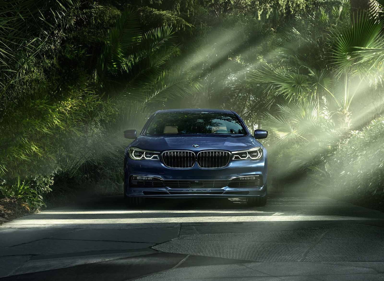 2017 ALPINA BMW B7 xDrive Blue Front Wallpapers (12)