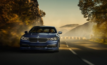 2017 ALPINA BMW B7 xDrive Blue Front Wallpapers  450x275 (4)