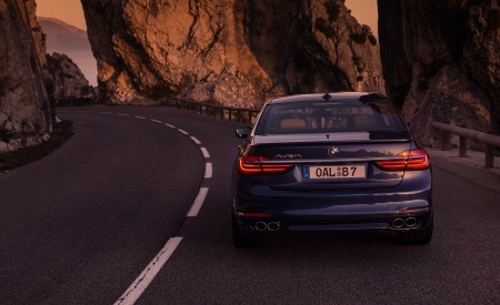 2017 ALPINA BMW B7 xDrive Blue Rear Wallpapers 450x275 (7)